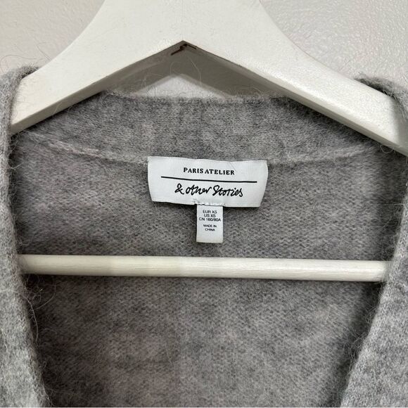 & OTHER STORIES Dinosaur Button Knit Cardigan - Picture 5 of 7